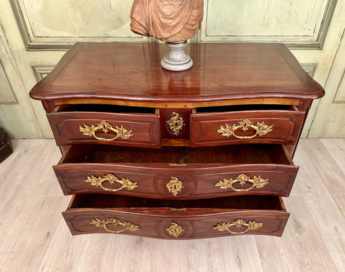 Commode de Port d'Epoque Louis XV Galbée La Rochelle XVIIIème Siècle