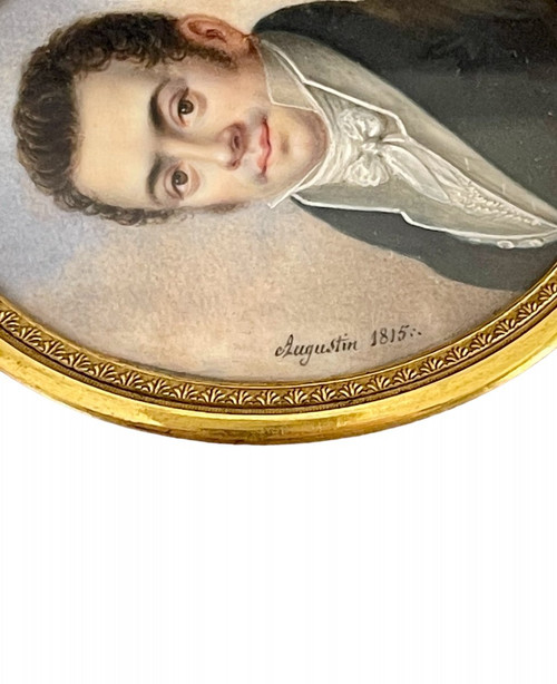 Charles Henri Augustin: Miniature Portrait of Louis Herold