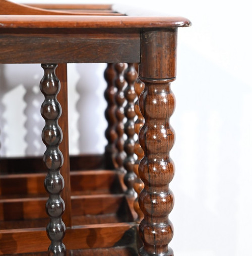 Magazine Rack in Rio Rosewood – Mid-19th Century