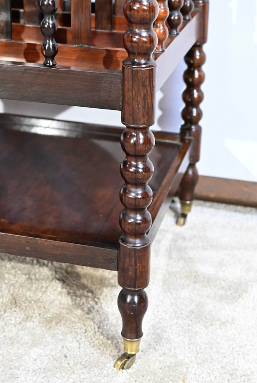 Magazine Rack in Rio Rosewood – Mid-19th Century