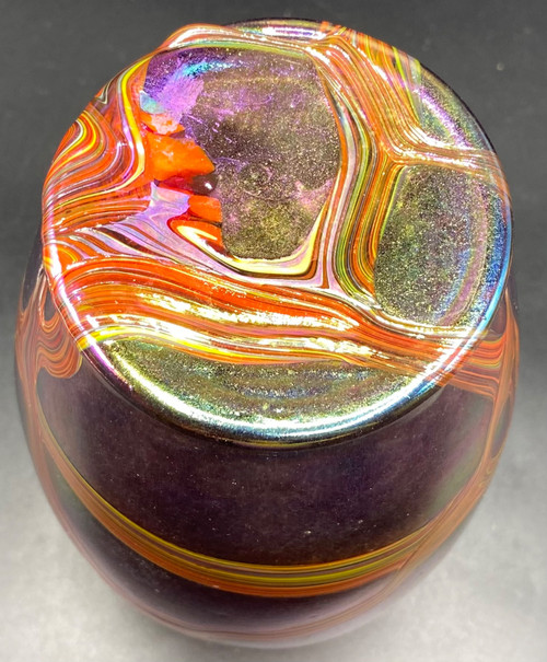 VASE VERRE BOHÈME 1980