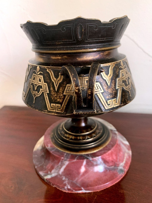 Small Bronze Cup 19th C