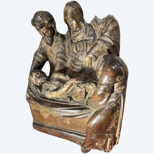 La Mise Au Tombeau -  Groupe De Retable - Circa 1500