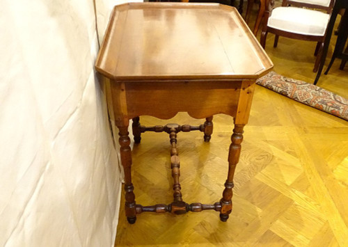 Table Cabaret Meuble de Port La Rochelle Mahogany Gaïac 18th Century