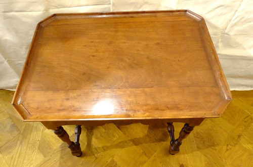 Table Cabaret Meuble de Port La Rochelle Mahogany Gaïac 18th Century