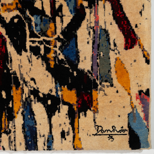 Danhôo. Carpet, or tapestry, in wool. Contemporary work