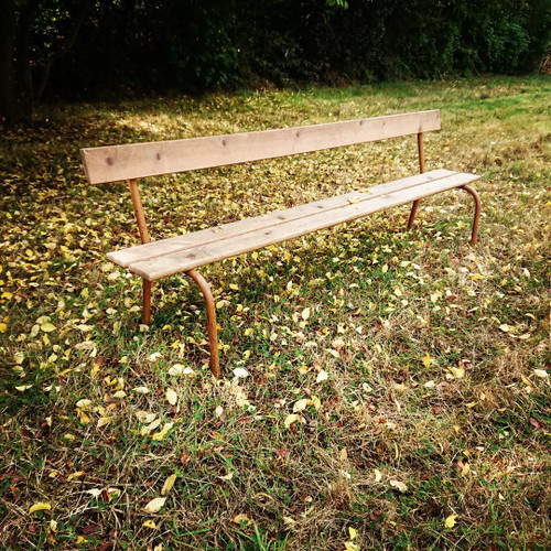 Tubular school bench