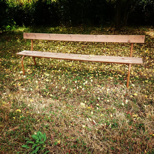 Tubular school bench