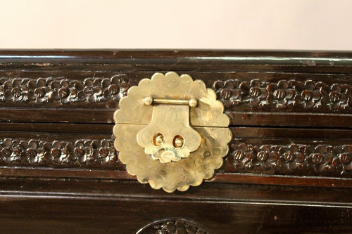 Chinese Wedding Chest In Camphor