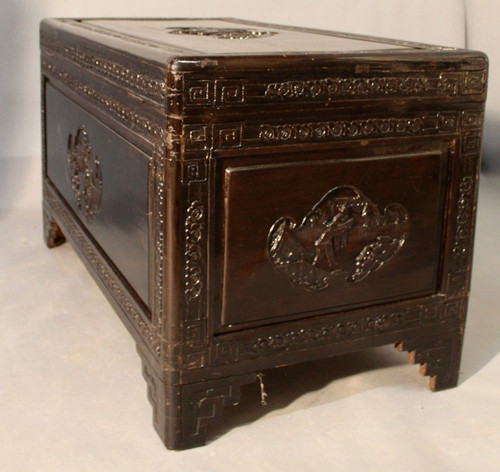 Chinese Wedding Chest In Camphor