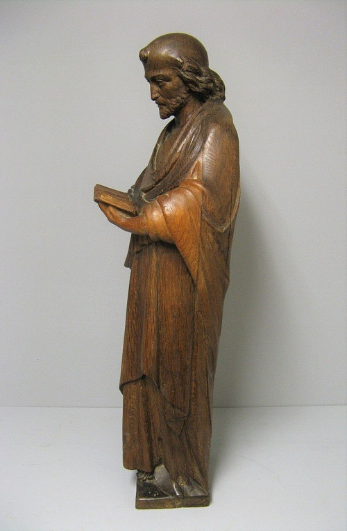 Saint En Bois sculpté Fin XVIIIe.