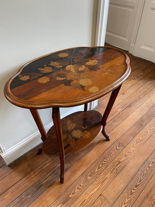 Émile Gallé Pedestal Table