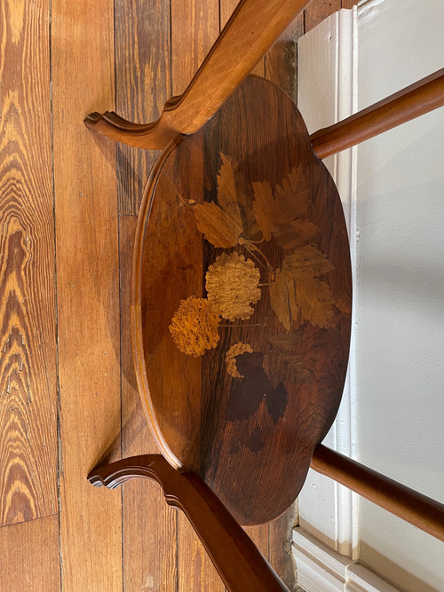 Émile Gallé Pedestal Table