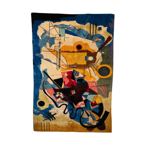 Rug, or tapestry, inspired by Kandinsky. Contemporary work