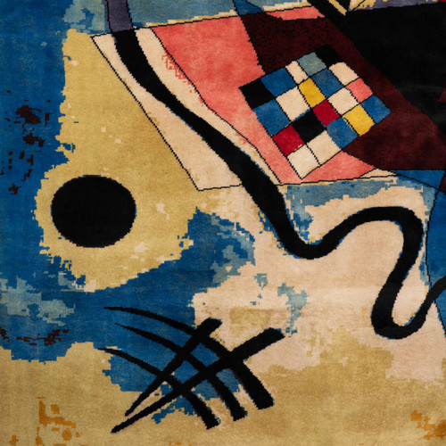 Rug, or tapestry, inspired by Kandinsky. Contemporary work