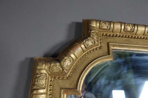 Gilded wood mirror Napoleon III period