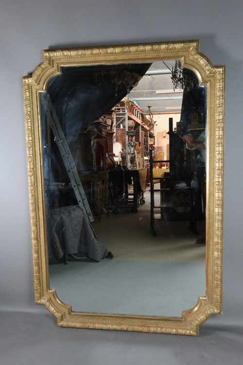 Gilded wood mirror Napoleon III period