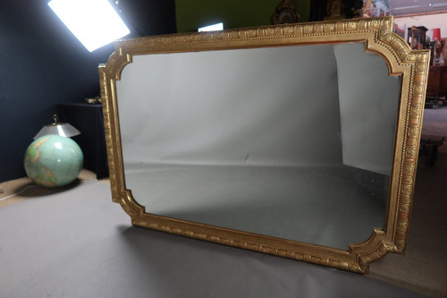 Gilded wood mirror Napoleon III period