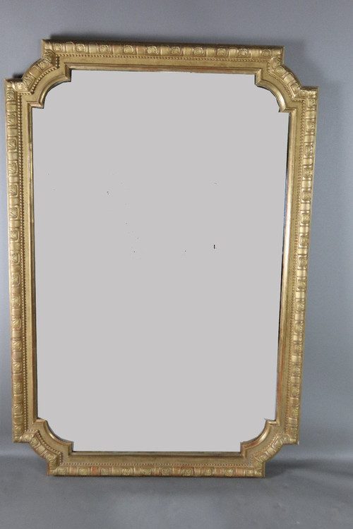 Gilded wood mirror Napoleon III period