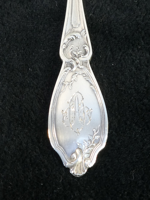 service / sweet cutlery in Sterling Silver from the 19th century DOUTRE ROUSSEL