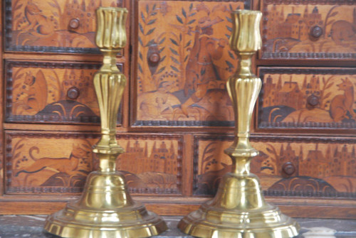 Pair Of Louis XIV Period Candlesticks