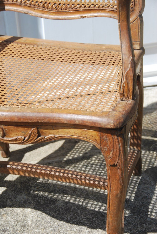 18th century Regency caned armchair