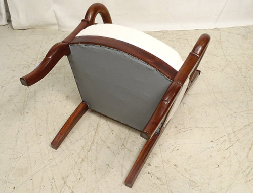 Petit Fauteuil d'Enfant Restauration Acajou Enroulement XIXÃ¨me SiÃ¨cle