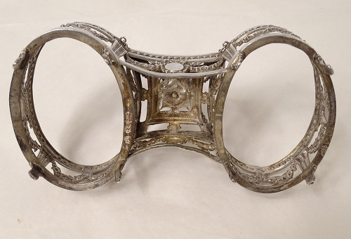 Salière saleron double Louis XVI argent massif Fermiers Généraux XVIIIème