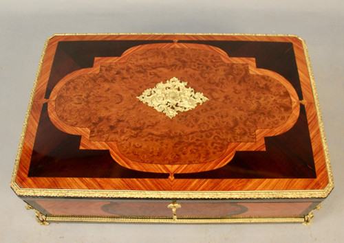 Grand Coffret écritoire Marqueté Toutes Faces Napoléon III