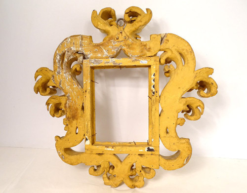 Italian frame Gilded wood Foliage Rocaille Italy XVIIIth Century