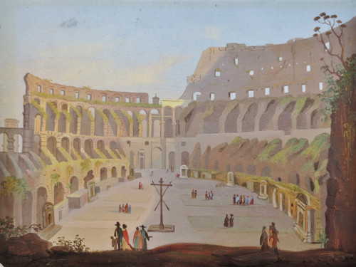 Views of Rome, 19th century.