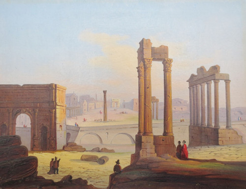 Views of Rome, 19th century.