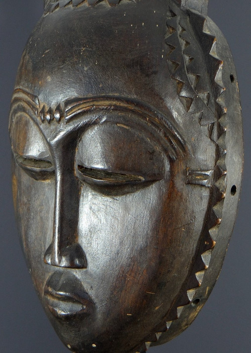 Côte d'Ivoire, Yaouré People, About 1950, Anthropomorphic Dance Mask "dyé" Society.