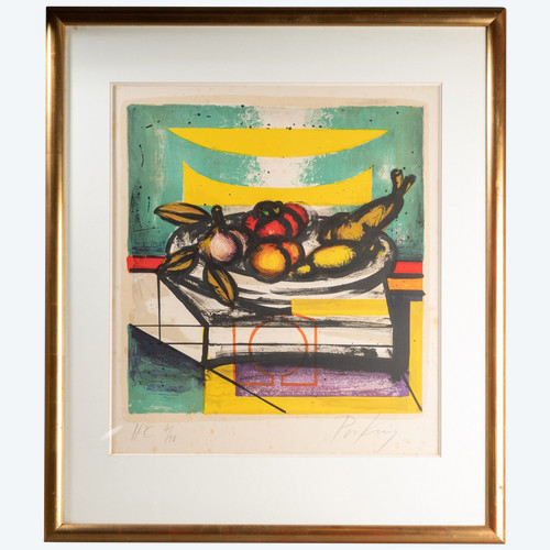 Lithograph of a Still Life Signed Franz Priking (1929-1979)