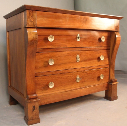 Blond Mahogany Commode Restoration Period (1814_1830)