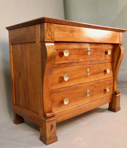 Blond Mahogany Commode Restoration Period (1814_1830)