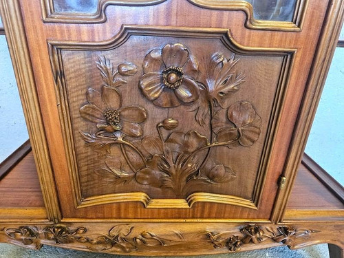 Louis Majorelle Art Nouveau Showcase “clematis”