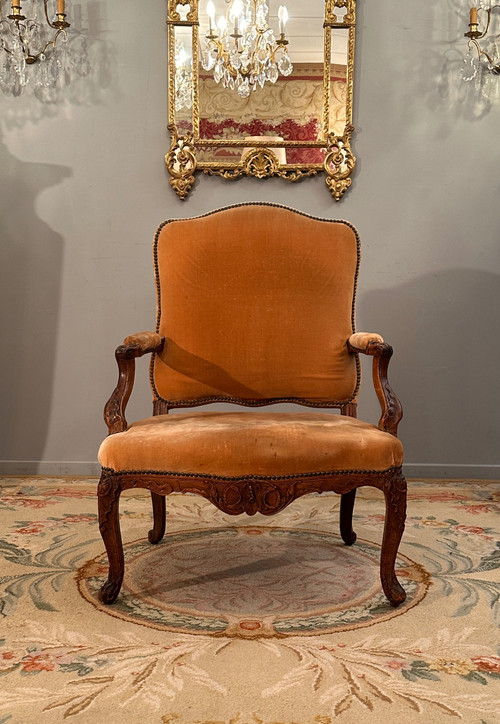 Regency Period Walnut Armchair Circa 1720