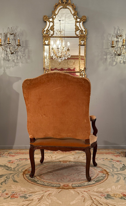 Regency Period Walnut Armchair Circa 1720