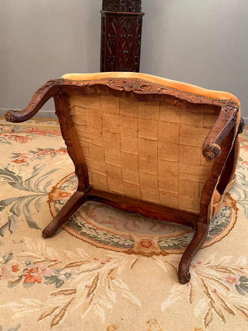 Regency Period Walnut Armchair Circa 1720