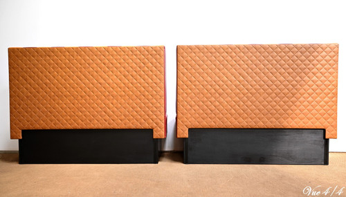 Pair of Faux Leather Bistro Benches – 1970