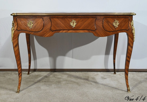 Middle Desk in Precious Wood, Louis XV style – Early 20th century