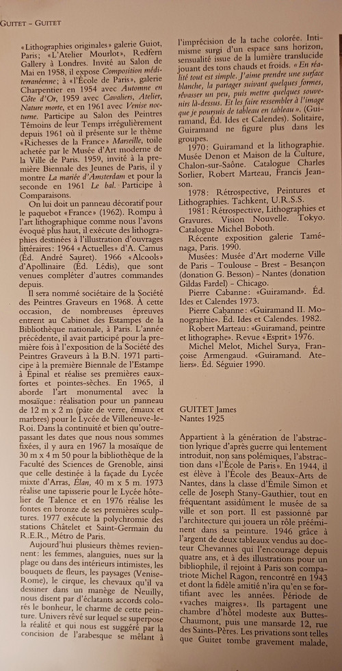 PAOLO GUIRAMAND 1926/2007