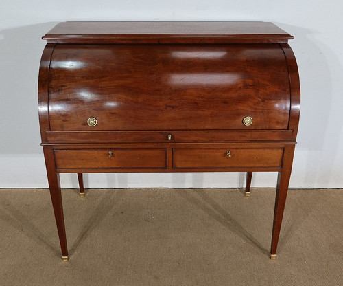 Mahogany Cylinder Desk, Directoire style – 1st part 19th century