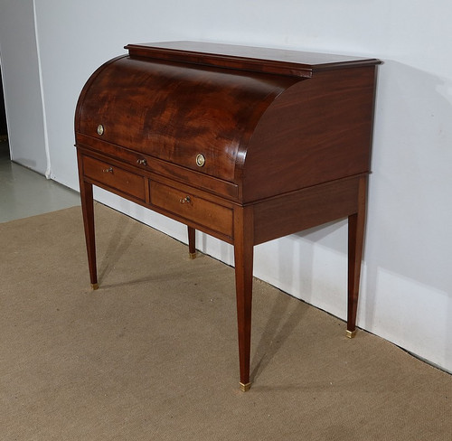 Mahogany Cylinder Desk, Directoire style – 1st part 19th century