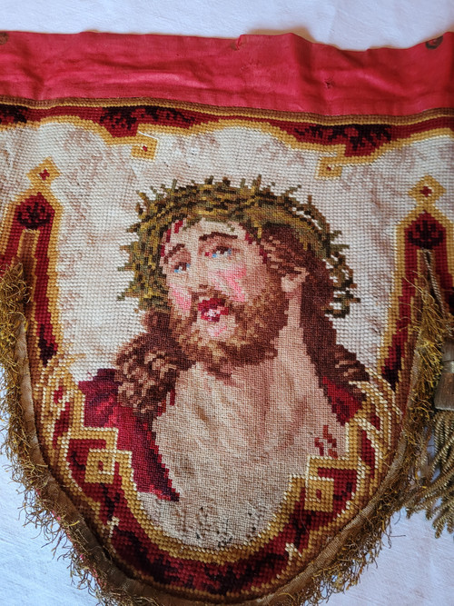 Tapestry altar front, 19th century period