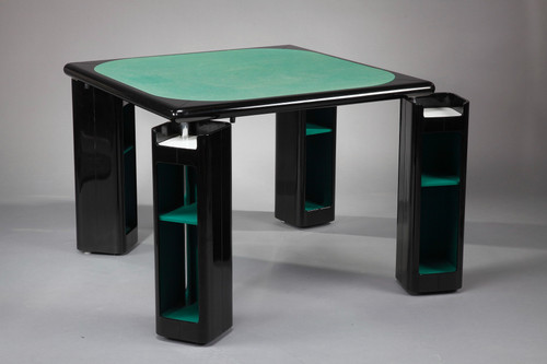 Spieltisch und Stühle von Pierluigi Molinari für Pozzi, Italien, 1970