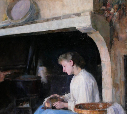 Raphael LEWINSOHN (1863-1923) Frauen in ihrem Inneren, sehr großes Gemälde, 1890