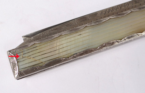 Mother-of-Pearl Silver Folding Travel Knife Duperray case Stingray 18th century