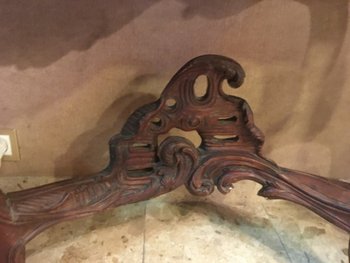 Mahogany support console